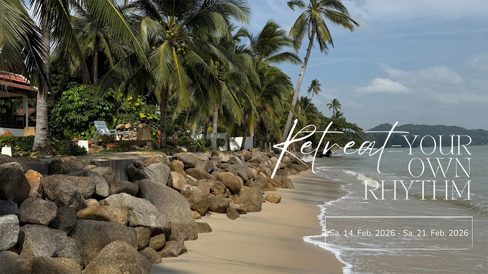 Pamlman am Strand von Koh Samui, Thailand